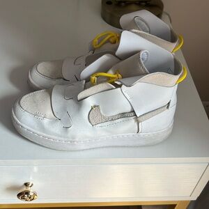 Nike deconstructed high top sneakers